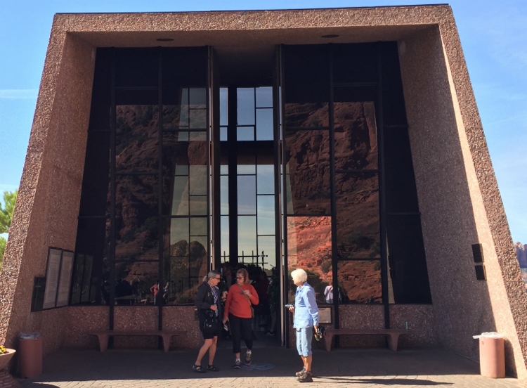 at Sedona church